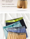 3Pcs Man Underwear Boxer Men Graphene Antibacterial Crotch Men's Boxershorts Underpants Boxers Shorts Trunks