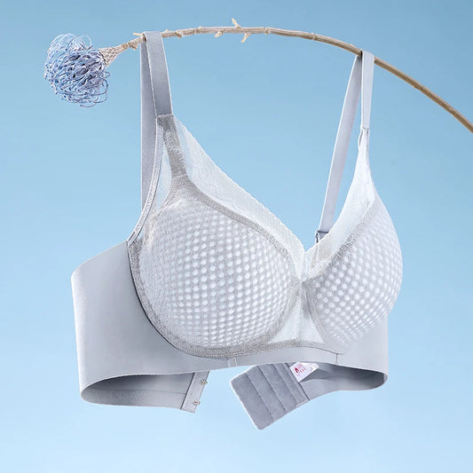 Womens Lace Underwire Minimizer Push Up Bra