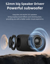 Portable Wireless Speaker Subwoofer Stereo Waterproof Powerful Column Outdoor Speakers Boom Box TF Card & AUX Audio