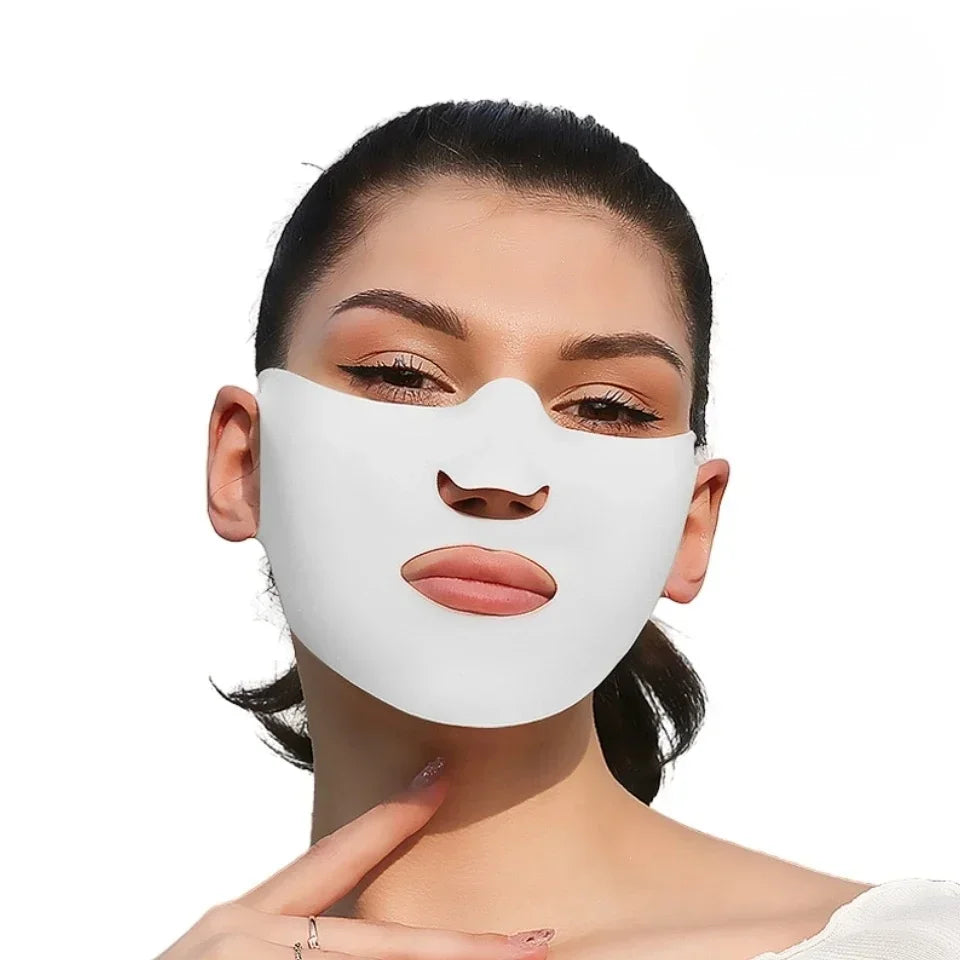 1PC Anti-uv UPF50+ Ice Silk Sunscreen Mask Traceless Summer Outdoor Sports Face Mask Breathable Exposed Mouth Nose Golf Mask