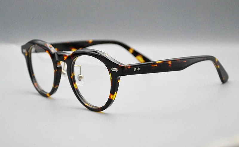 Retro Round Spectacle Luxury Acetate Eyewear Small Size Eyeglasses Optical Prescription Frames
