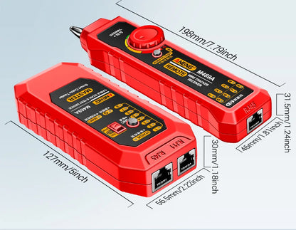 Network Line Tester Cable Finder RJ11 RJ45 Analyzer Test Tracker Receiver Telephone Line Networking Repair Tools