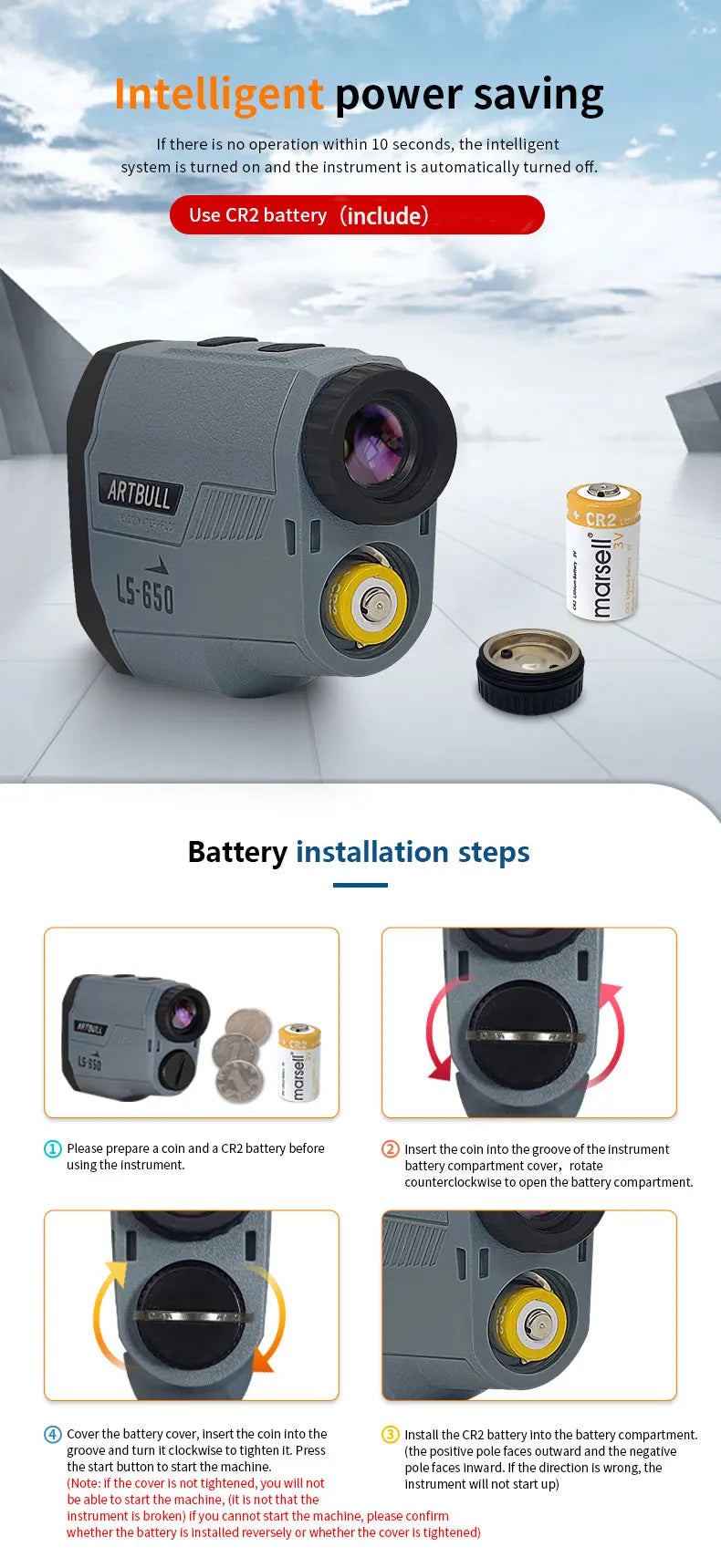 6X Golf Laser Rangefinder 1000m With Slope Compensation And Flag Lock