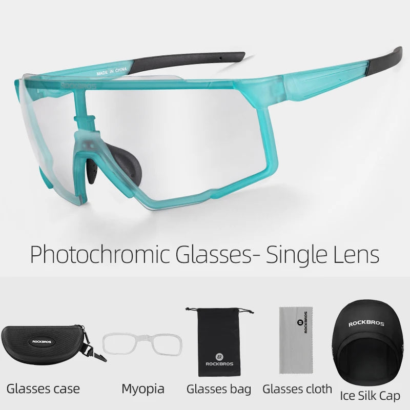 Cycling Glasses Polarized / Photochromic Lens Bike Sunglasses Men Women Glasses Eyewear Sports MTB Road Cycling Goggles