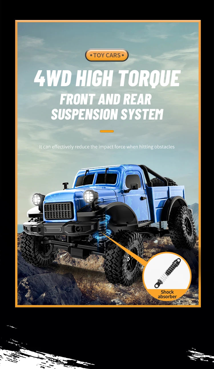 2.4G 4WD Remote Control Off Road Pickup Truck