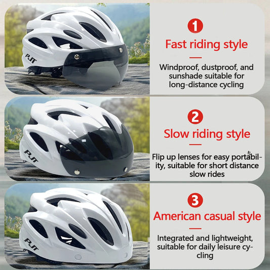 Ultra Lightweight Cycling Helmet With 18 Ventilation Openings