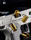 Automatic Desert Eagle Pistol Decompression Radish Gun Continuous Shell Ejection Empty Hanging Revolver Toy Gun