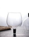 270/500ml Red Wine Glass Goblet To Drink Straight From The Bottle Drink Directly Clear Champagne Glass Cup With Silicone Seal