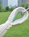 Premium Cotton Canvas Hammock with Woven Tassels for Home, Bedroom, Patio, Porch, Yard, Beach 2 Person Bohemia Style