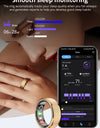 R10 Smart Ring with Charging Case for Men Women, Health and Sleep Monitor, 5ATM Waterproof, Multi-sport Mode