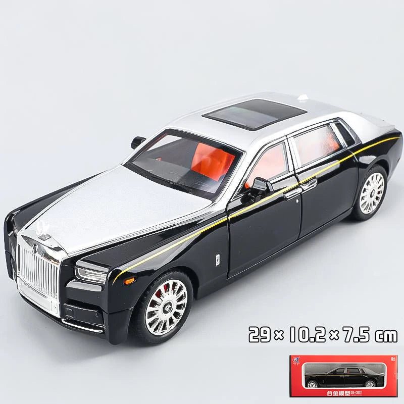 1:18 Rolls Royce Phantom Alloy Diecast Model Car Metal Large Games For Mother Birthday Gifts  Boy Collection Hobby