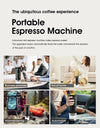 Wireless Electric Portable Espresso Coffee Machine for Car & Home Camping Coffee Maker 3-in-1 Capsule Powder Travel Coffee Maker
