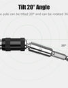 1/4"Hex Magnetic Pivoting Drill Bit Quick Change Drive Guide Drill Pivoting Bit Holder for Tight Spaces Magnetic Bit Tip Holder