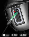 Bicycle Light Helmet Type-C Rechargeable Front + Rear Light Warning Bike Helmet Head Safety MTB Road Cycling Helmet