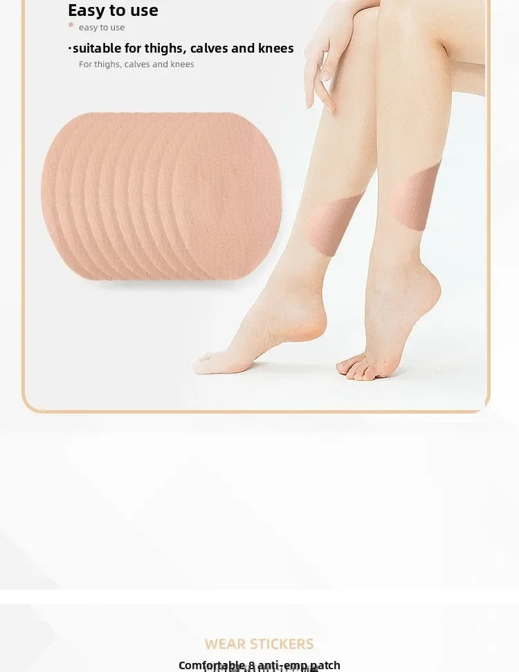 10Pcs Anti-Chafing Thigh Pads Non-woven Self-Adhesive Anti-Friction Thigh Stickers Waterproof and Breathable for Men Women