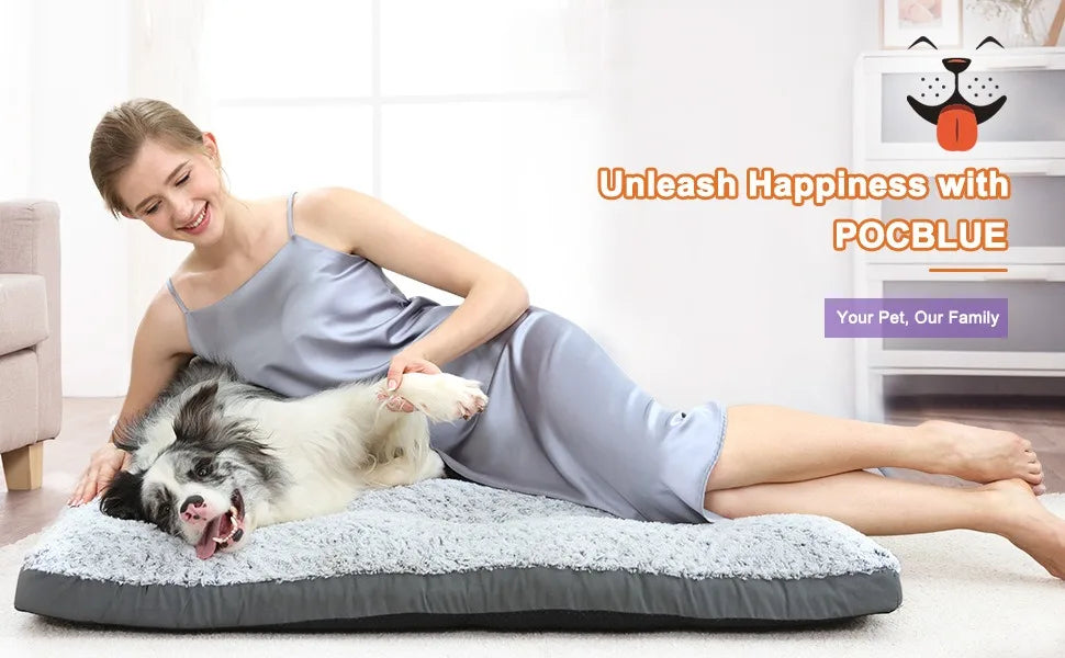 Fluffy Plush Pet Bed Sofa for Dogs and Cats