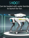 Electric RC Intelligent Robot Dog Multifunction RC Mechanical Dog with turret Educational Toy Bionic Smart Robot Toy