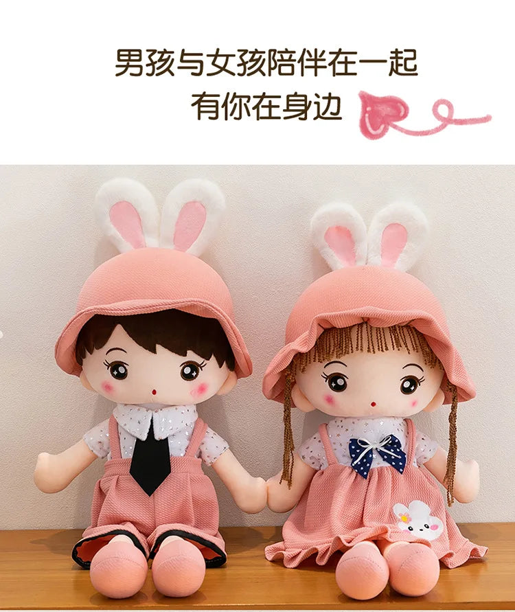 Cute Starry Sky Couple Design Plush Stuffed Doll Toy