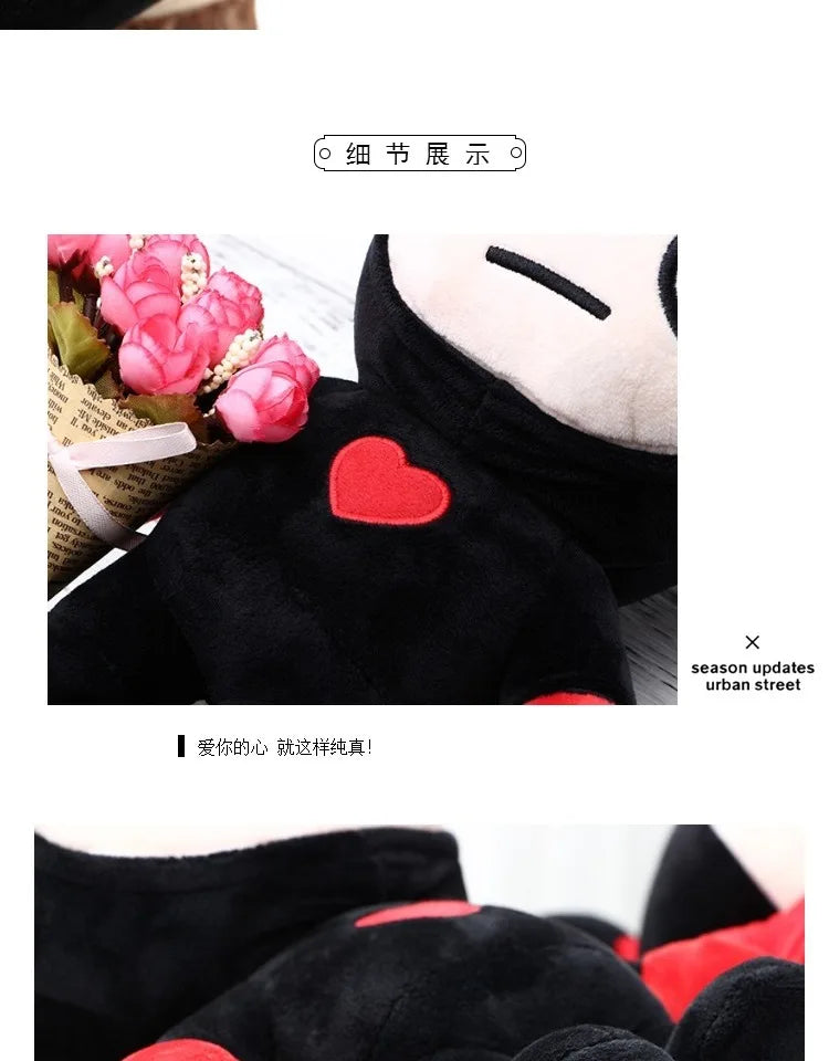 30cm Kawaii Pucca and Garu Plush Toys China Doll Cartoon Cute Soft Stuffed Dolls Figure Sleeping Pillow Children's Birthday Gift