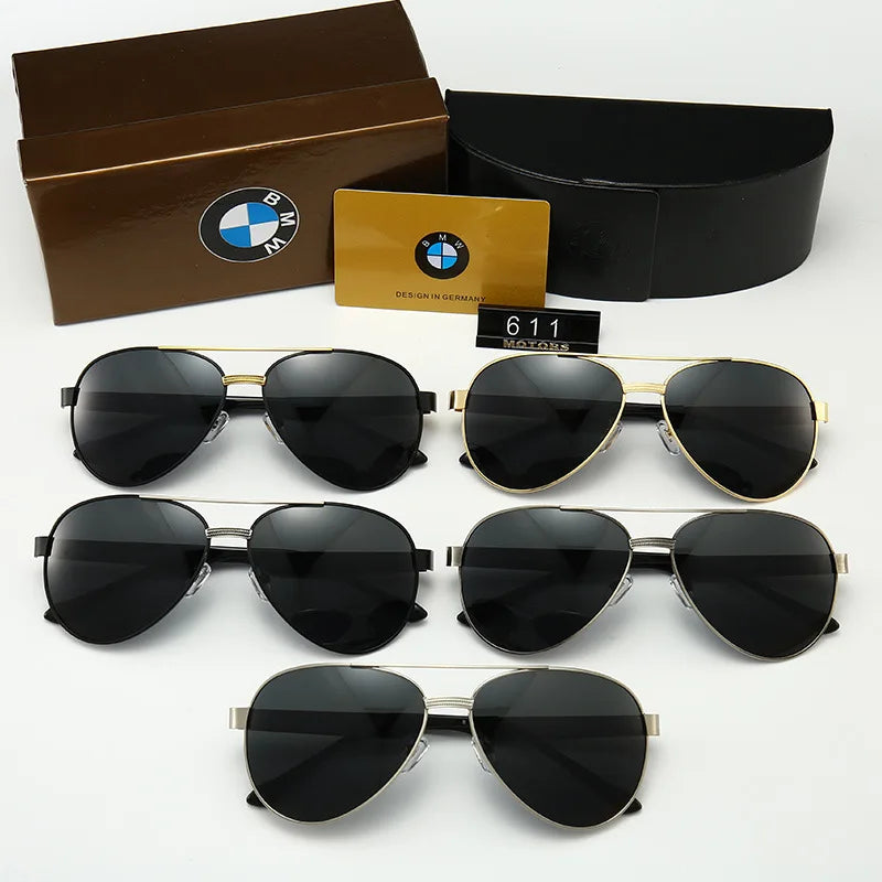 BWM Fashion Polarized Sunglasses Men Women UV Anti-Glare Driving Cycling Outdoor Beach Hiking Luxury Sunglasses