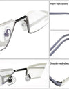 Decorative Glasses No Diopter Zero Men's Glasses Blue Light Blocking Reading Glasses