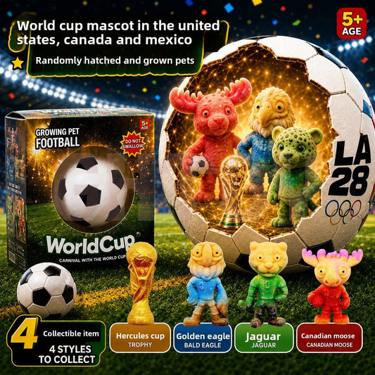 Football Water Growing Surprise Egg Mascot Figure Blind Box Toy