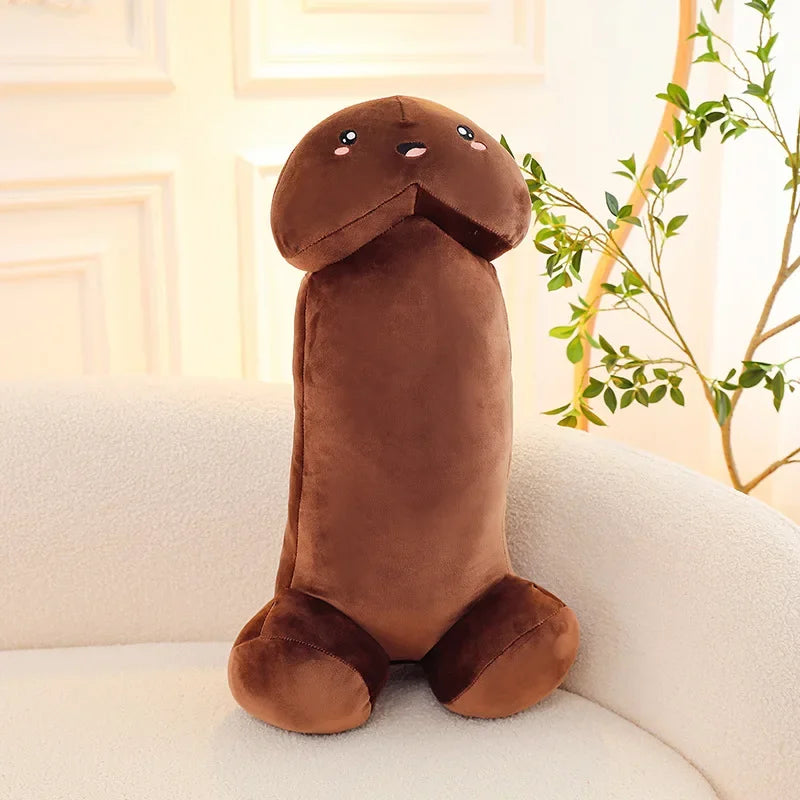 105cm Big Size Trick Penis Plush Kawaii Soft Simulation Dick Plushie Real-life Penis Pillow Sexy Hugging Pillow Girlfriend Gifts