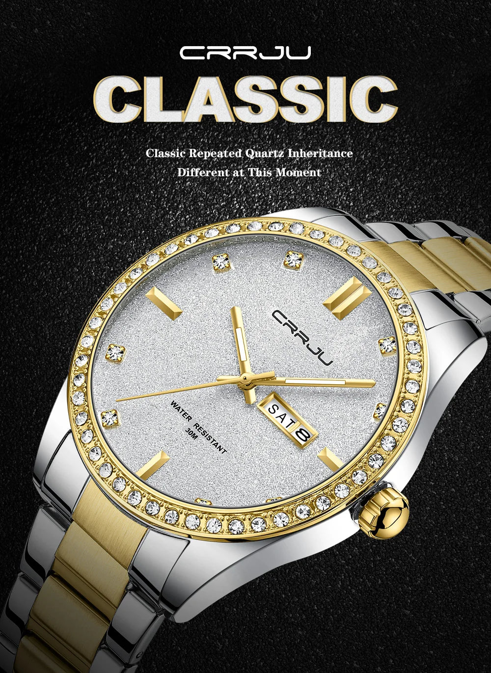 Fashion Business Men Watches Stainless Steel Quartz Wrsitwatches Auto Date Clock with Luminous Hands Relogio Masculino