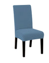 1PC Stretch Dining Chair Covers Polar Fleece Chairs Cover Seat Slipcovers Universal Dust Protector Cover for Hotel Party Banquet