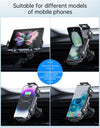 Dual Coil Fold Screen Car Wireless Charger For Samsung Galaxy Z 4 3 Fold Flip iPhone 15 14 Fast Phone Charging Vent Mount Holder