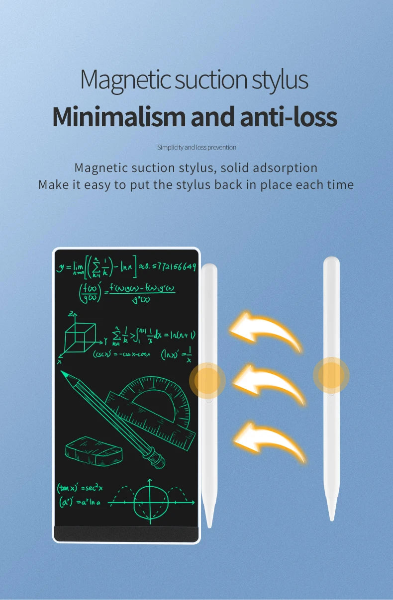 6.5-inch Double-sided Handwriting Full Screen Fine LCD Writing Tablet Liquid Crystal Drawing Board Meeting Content Sketch Pad