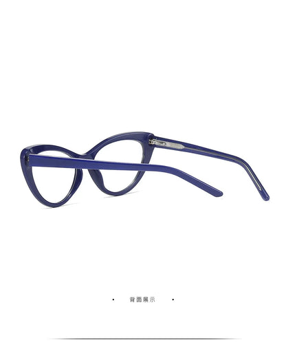 HONGMEI Women's  Cat's Eye Fashion Eyeglasses Frames Anti-Blue Light Reading Glasses Customizable Myopia Hyperopia Myopia