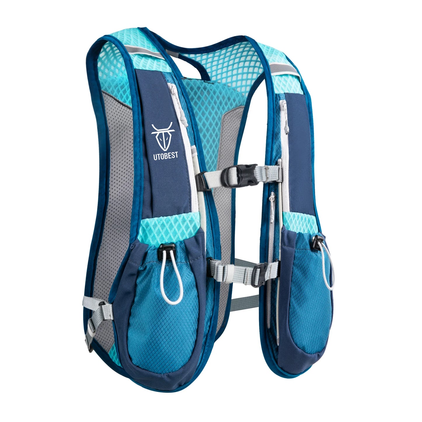 Trail Running Backpack 5L Ultra Lightweight Hydration Vest Breathable Functional Pack for Marathon Cycling Hiking
