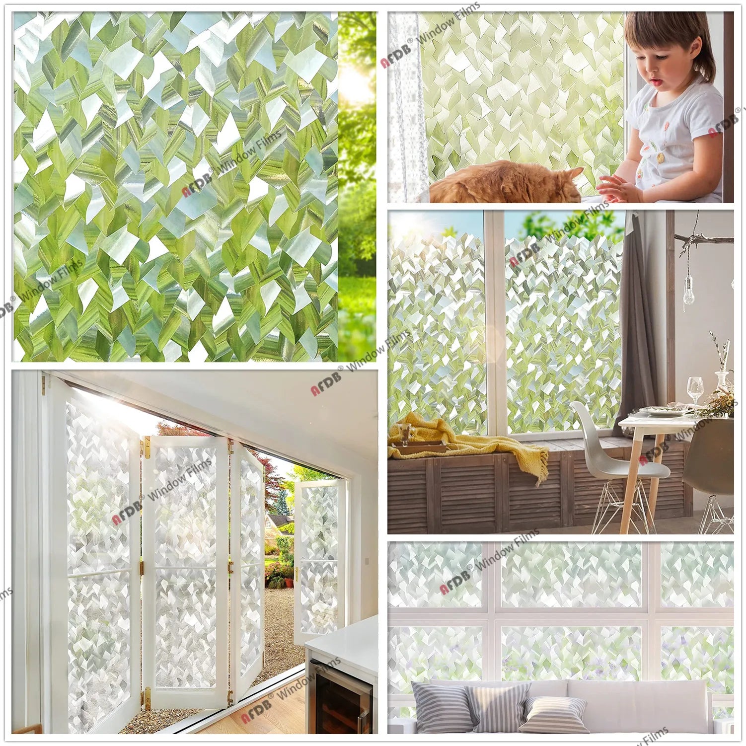 Frosted Privacy Striped Window Film Office Decorative Self Adhesive Glass Window Decals Width 65/75/85/90 by 200 cm