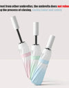 Modern Design Automatic Umbrella Sun UV Protection Folding Umbrella Patio Parasol Portable Gradient Women Umbrellas Sunshade