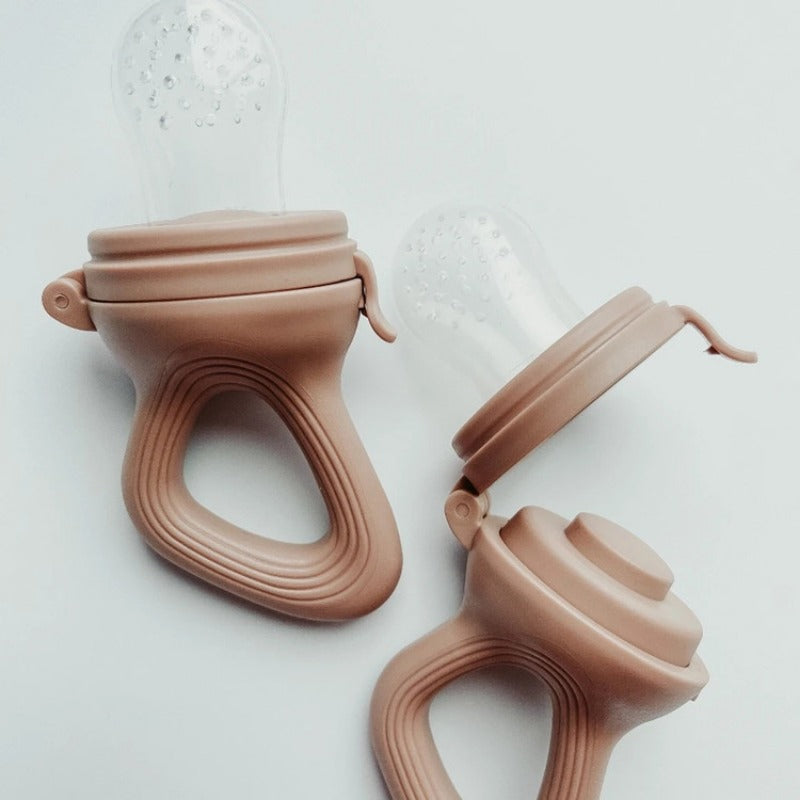 Silicone  Fruit Feeder with Cover  Nipple Fresh Food Vegetable Supplement Soother Nibbler Feeding Teething Pacifier