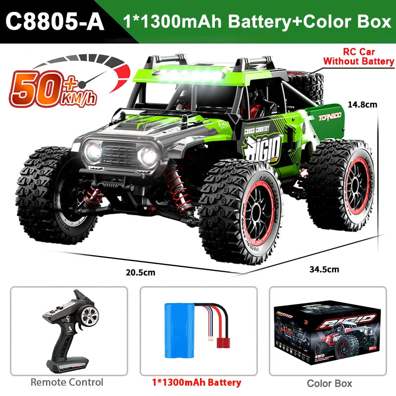 RC Car 4WD Thunder High Speed off-road vehicle Brushless four-wheel drive Thunder off-road vehicle RC Toy