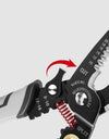 10 in 1 Wire Stripping Pliers Multifunction Electrician Cable Cutting Terminal Crimping Splitting Winding Line Hand Tools