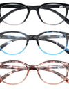 Reading Glasses Oval Frame Metal Rivet Men Readers Magnifying Eyeglasses with Black Diopter +0.5+0.75+2.25+2.75+5.