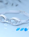 Kids Swimming Goggles Waterproof Swim Eyewear Glasses Anti-fog&Leak Girls Boys Youth Quick Adjustable Strap Age 3-14 Years Old