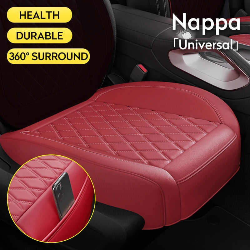 Car Seat Cover Breathable PU Leather Front Cars Seat Cushion Anti Slip Anti Scratch Seat Universal Car Pad Mat Auto Accessories