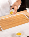 Bamboo Tea Tray Home Living Room Kungfu Tea Set Small Tea Tray Draining Dry Soaking Table Storage Wet And Dry Use