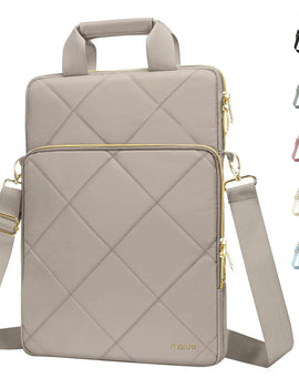 Vertical Laptop Shoulder Bag Pouch for MacBook Air/Pro M1 M2 M3 M4 Dell Notebook Messenger Handbag Unisex Computer Sleeve Case