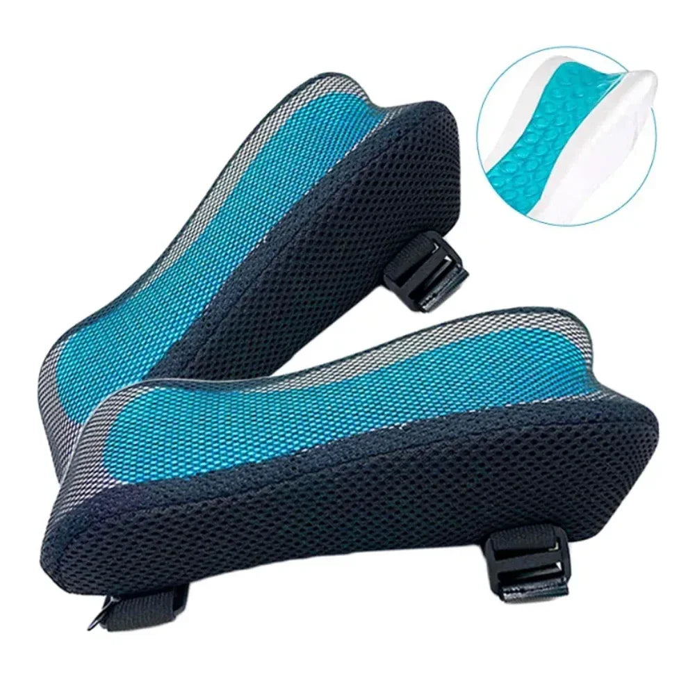 Ergonomic Armrest Pads- Office Chair Arm Rest Cover Pillow - Elbow Support Cushion for Computer, Gaming and Desk Chairs