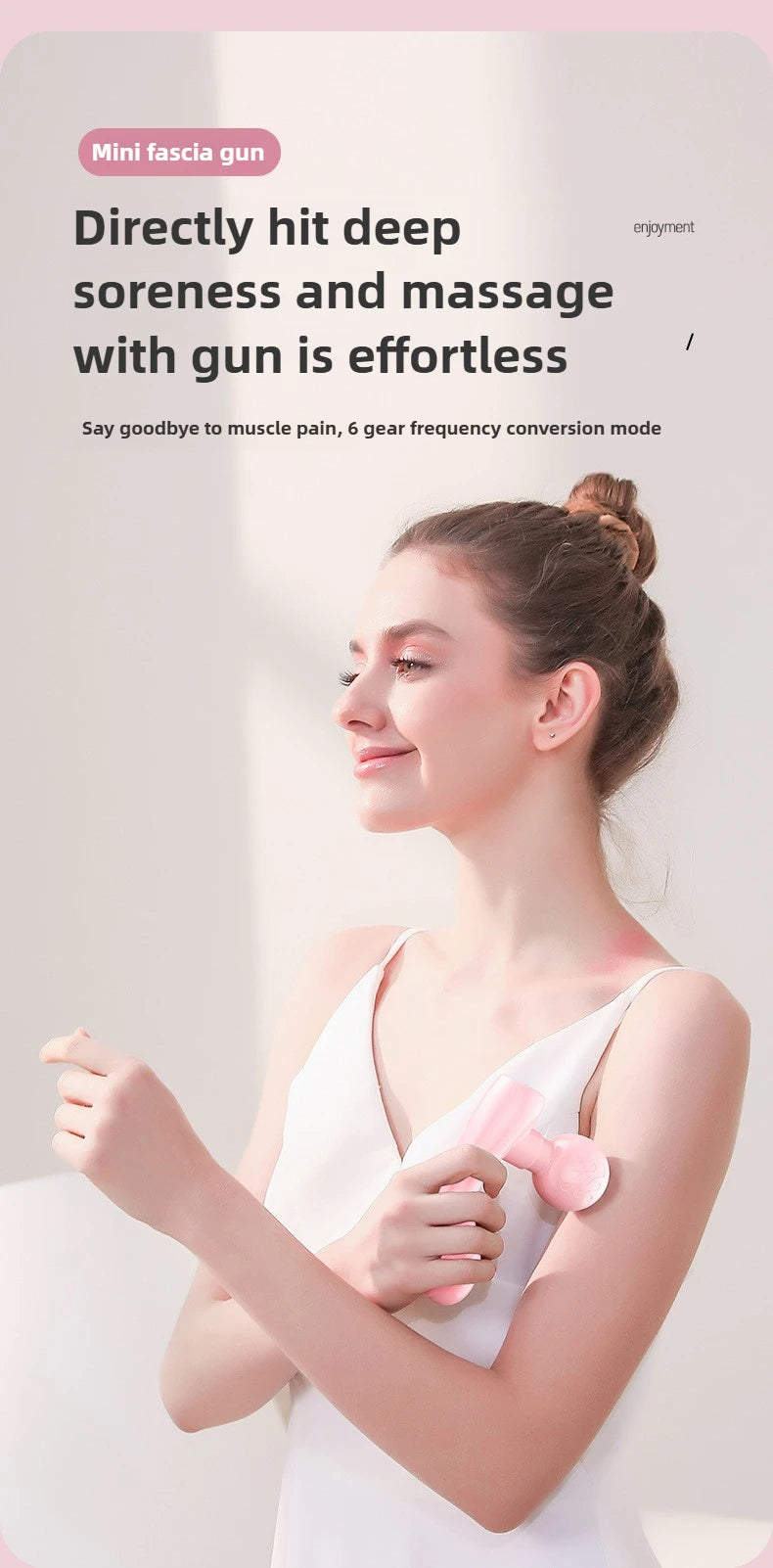 Mini Fascia  Vibrating Fast Rechargeable Dual Head Both Portable mini Muscle Relaxation Full Body Universal Massage