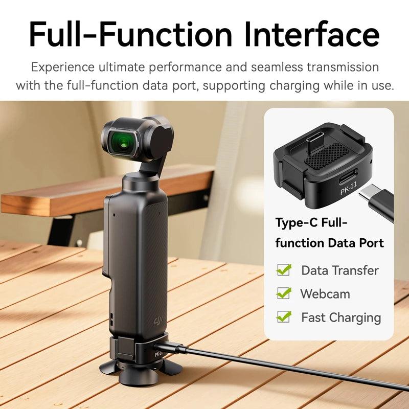 Pocket 3 Mini Tripod Kit Built for DJI Osmo Pocket 3 for Travel Vlog Video Recording