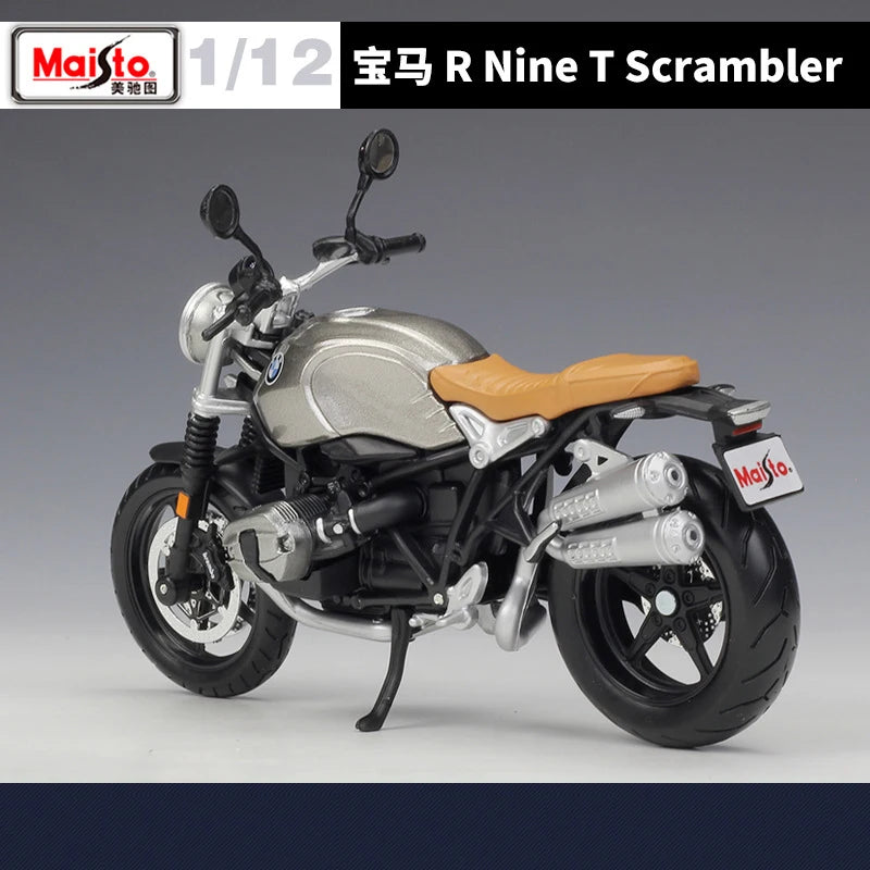 1 12 Scale BMW R Nine T Scrambler Diecast Motorcycle Model