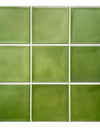 3D Tile Stickers, Self-adhesive Green Tile Backsplash for Kitchen Bathroom, Waterproof, Matt, 30 x 30cm, Interior Wall Decor
