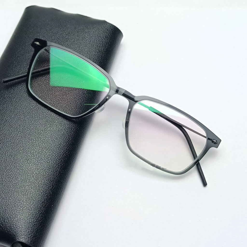 Rectangle Titanium Acetate Ultralight Eyeglasses Frame