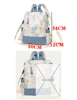 PU Leather Backpacks Multi Function Anti Theft Design Backpack Large Capacity Leisure Travel Bags